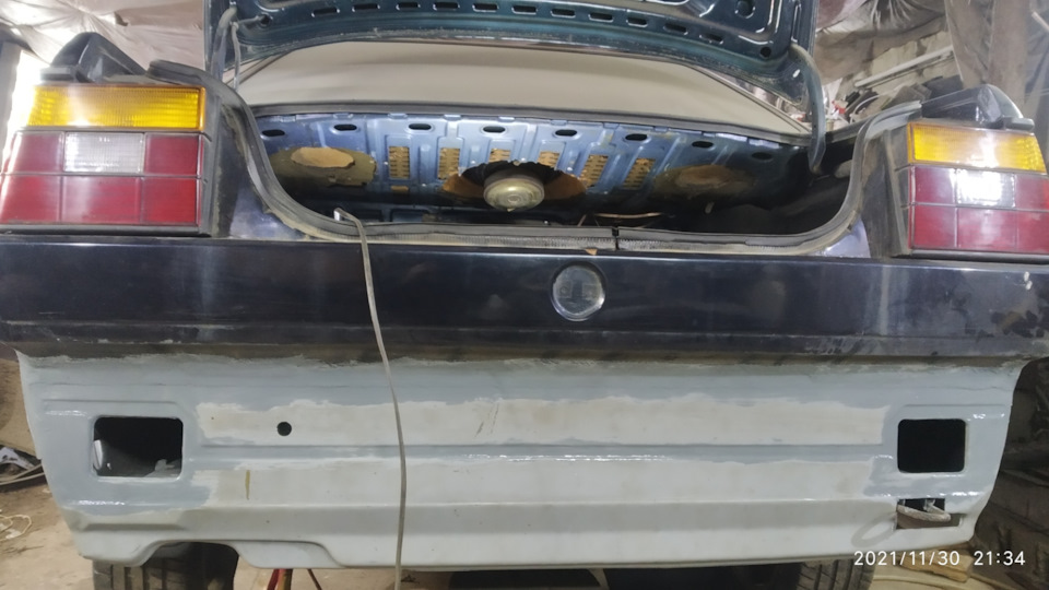 Панель кузова задняя — Volkswagen Jetta II, 2 л, 1986 года | кузовной ...