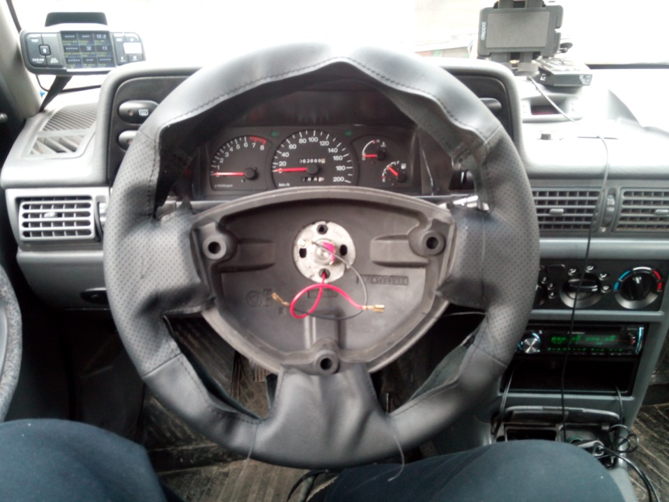 Кожаный руль, чехол КПП — Daewoo Nexia, 1,5 л., 2007 года | тюнинг | DRIVE2
