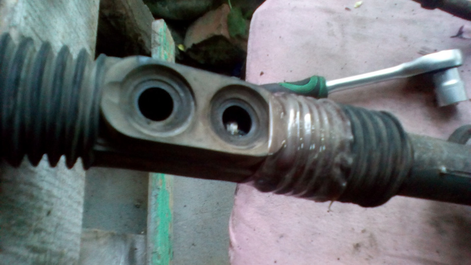 Доработка рулевой рейки. — Lada 2115, 1,5 л, 2005 года | своими руками ...