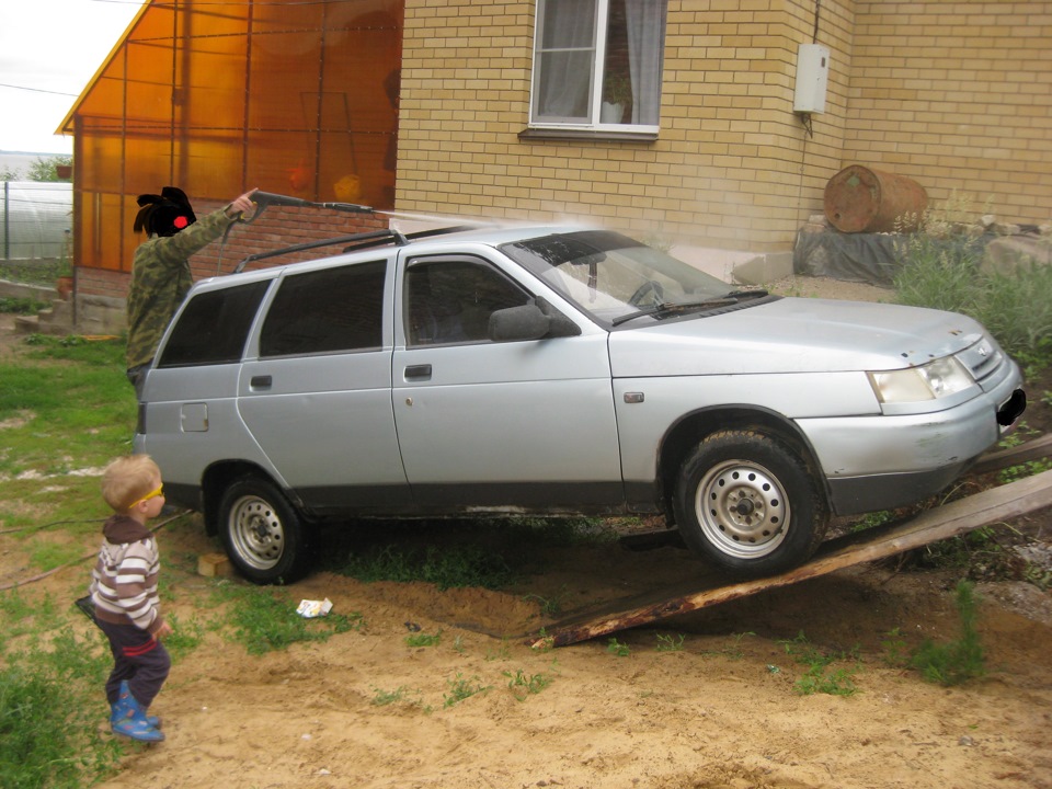 Решили промазать днище! — Lada 21110, 1,5 л, 2002 года | своими руками ...