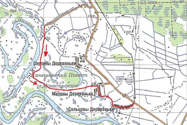 Карта фролищи нижегородская область