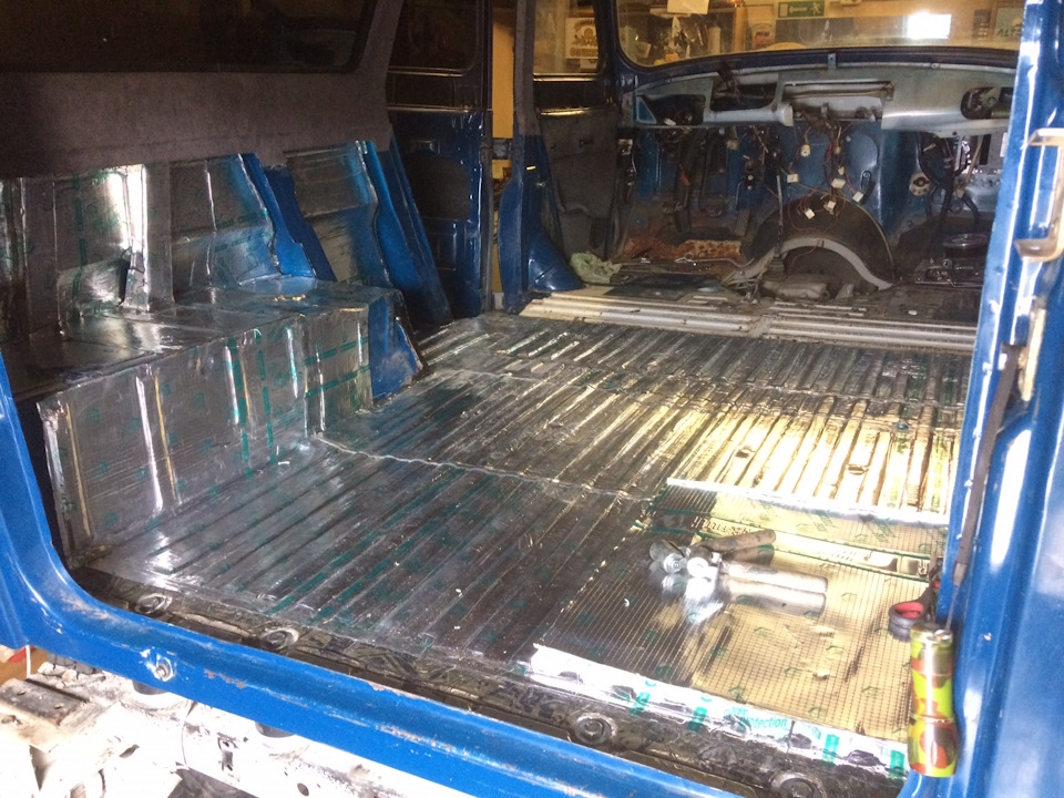 Виброшумоизоляция кузова — УАЗ 3159, 2,7 л, 2003 года | своими руками ...