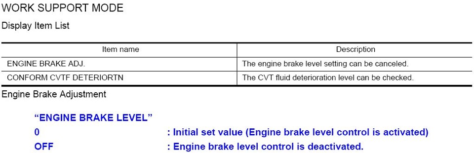 Уровень торможения двигателем cvt ниссан