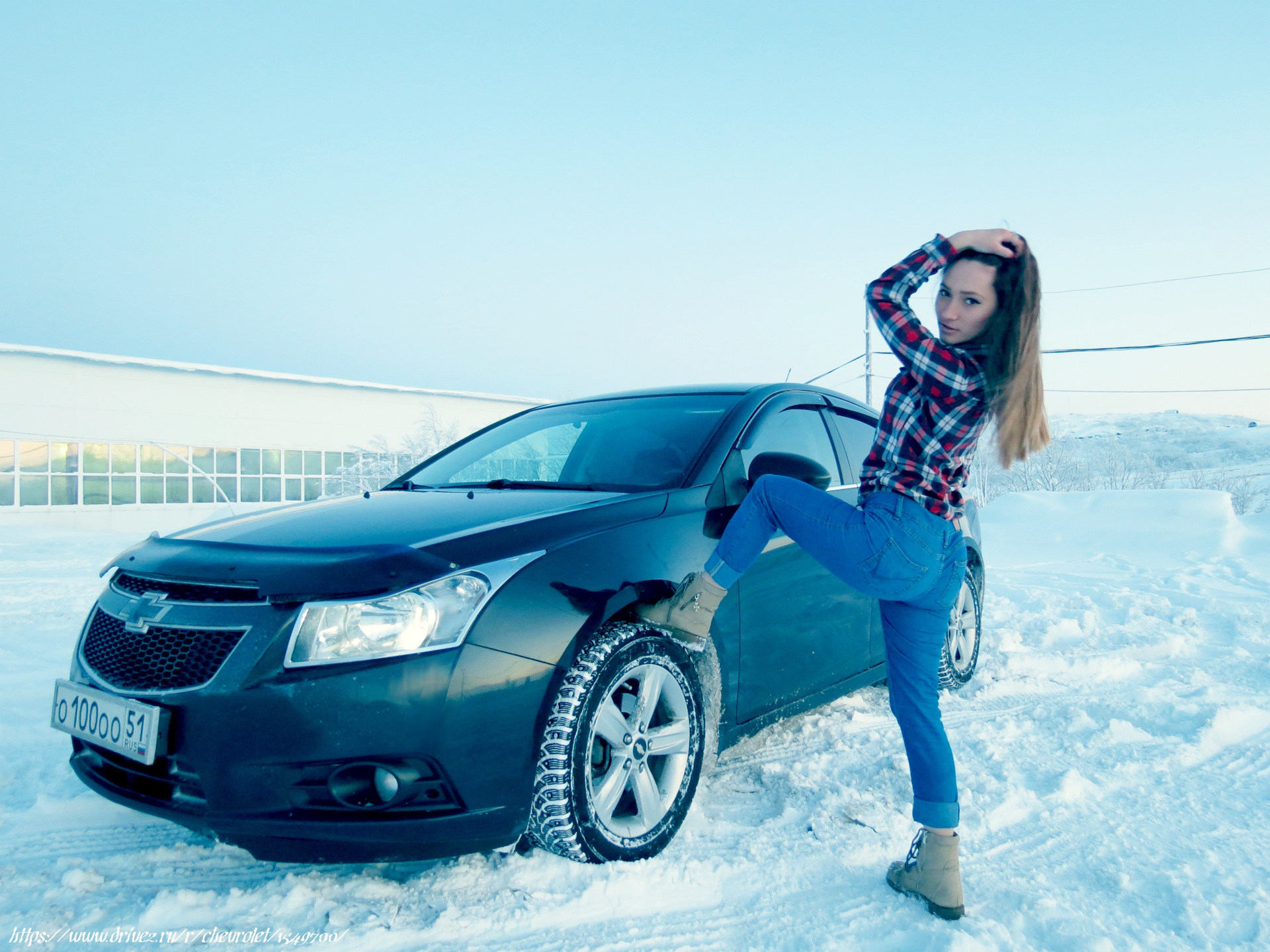 Chevrolet Cruze с девочками