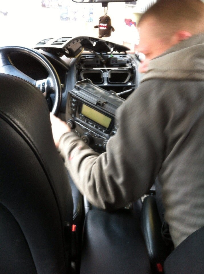 Доработка №1 Музыка (AUX) в ACCORD — Honda Accord (7G), 2 л, 2003 года ...