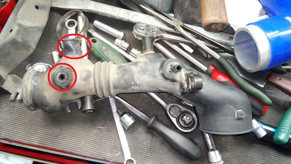 3. Замена патрубка турбины (самка) и патрубков радиатора — Subaru ...