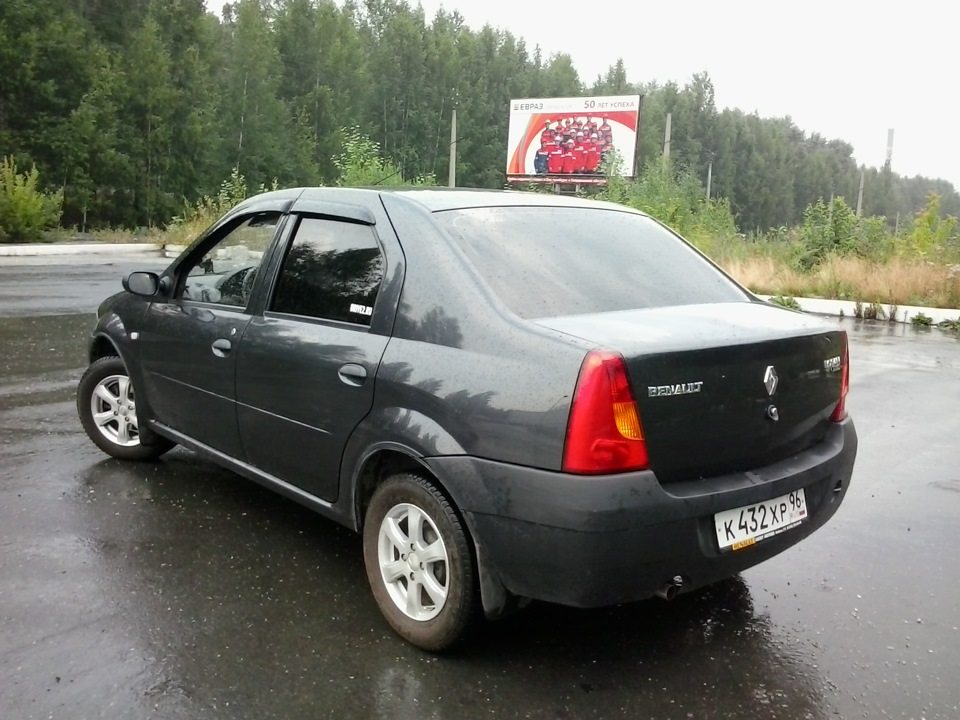 Затонировался — Renault Logan (1G), 1,4 л, 2008 года | тюнинг | DRIVE2