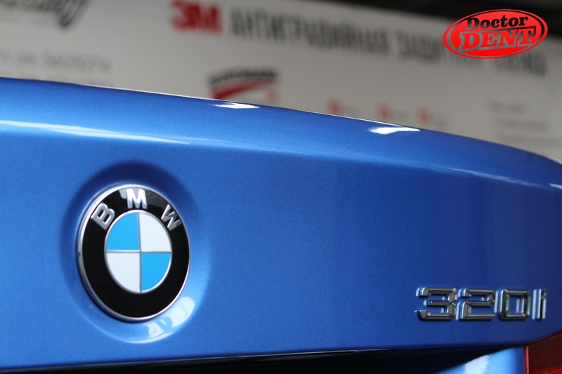 BMW 3 (F30) — вмятина на багажнике — DoctorDent.by на DRIVE2