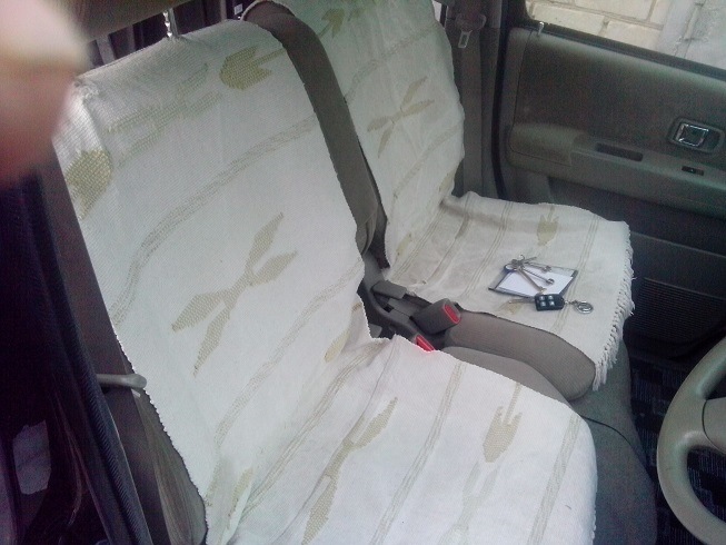 Накидки на сиденья — Daihatsu Atrai (S320G/S330G), 0,6 л, 2008 года ...