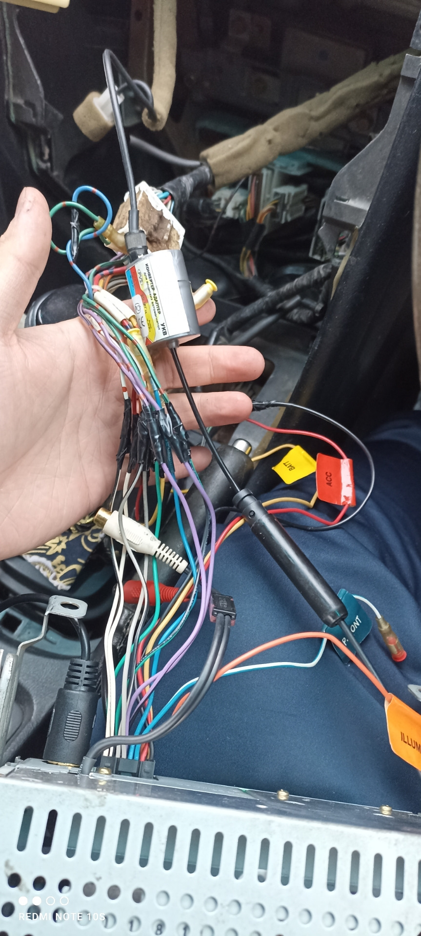 Kenwood dpx 440 вместо пионера ч1 — Mitsubishi Legnum, 2 л, 2002 года ...