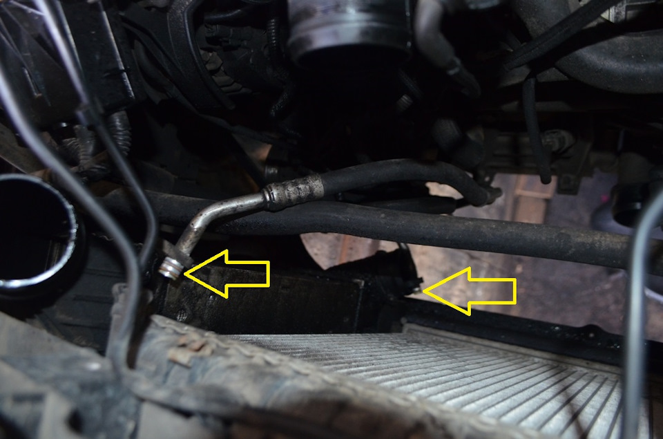 трубки отсоединены — Citroen C8