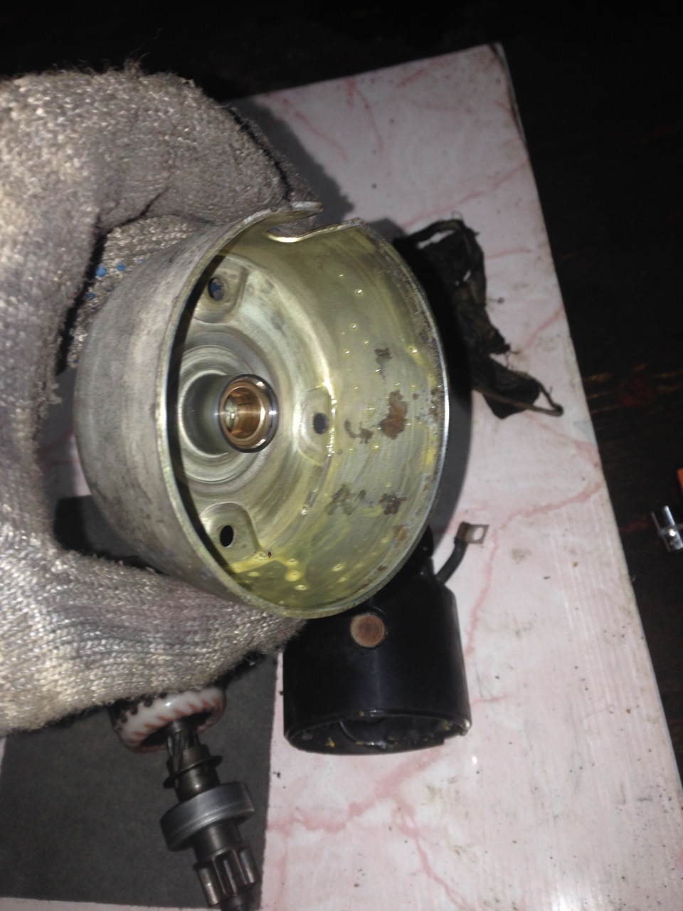 Дефектовка стартера — Nissan Bluebird (U14), 1,8 л, 1998 года | своими ...