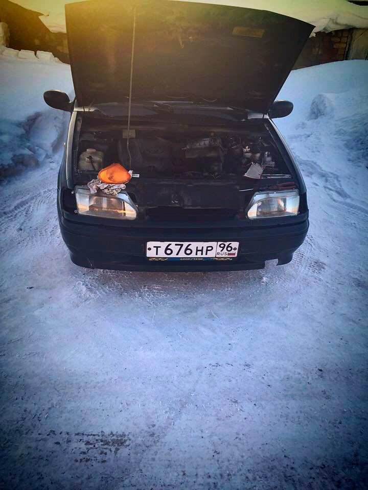 Колхоз стайл или габариты в поворотники — Lada 2114, 1,6 л, 2008 года ...