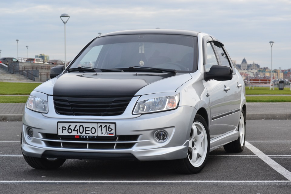 встреча с проказан — Lada Гранта (1G), 1,6 л, 2012 года | фотография ...