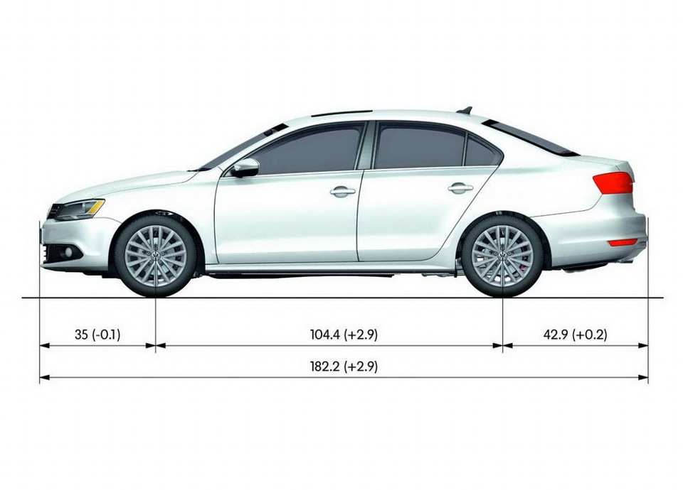 Фольксваген джетта чертеж