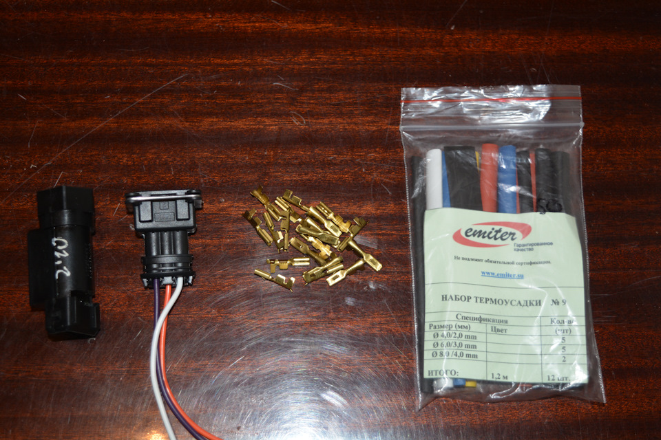 датчик скорости, разьем датчика скорости, микро клеммы мама, термоусадка или изолента! — Lada 4x4 3D