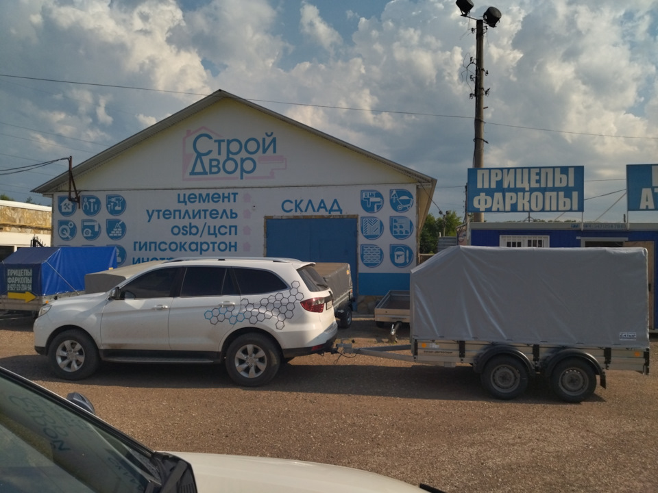 Первая поездка с прицепом — Foton Sauvana, 2 л., 2018 года | покатушки ...