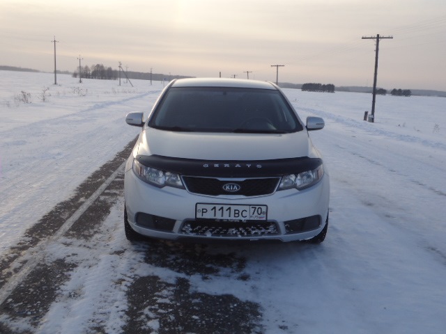 Зимние фото) — KIA Cerato (2G), 1,6 л, 2011 года | фотография | DRIVE2