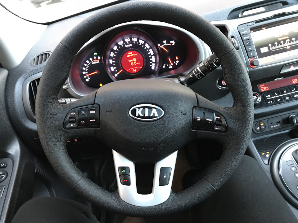Перешил руль. - KIA Sportage (3G), 2 л, 2014 года стайлинг DRIVE2