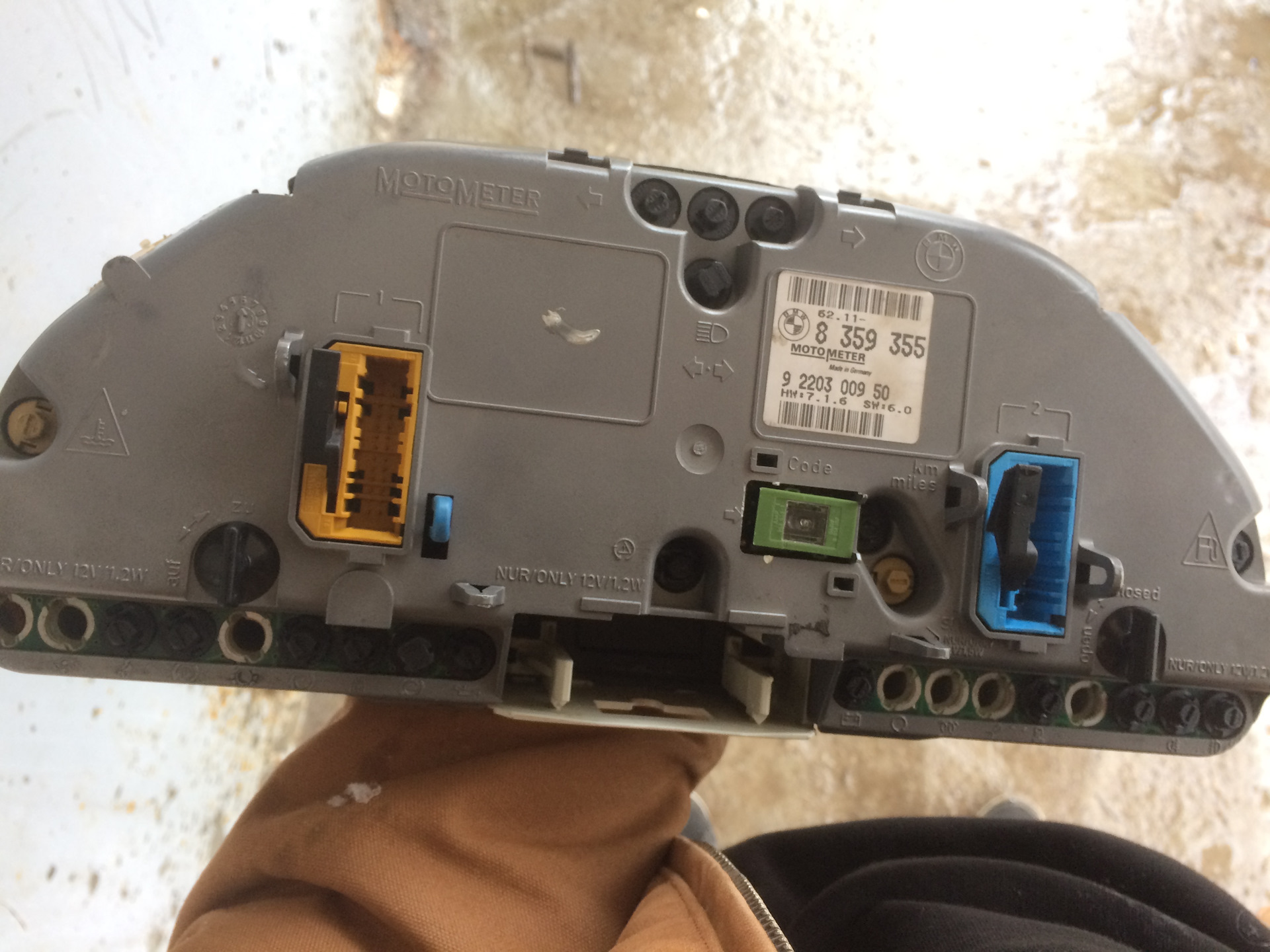 Ремонт приборной панели - BMW 3 series (E36), 1,6 л, 1993 года своими руками DRI