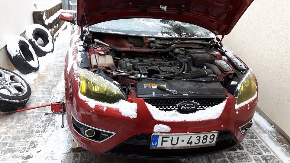 Замена опорного подшипника — Ford Focus Hatchback II, 1,6 л, 2006 года ...