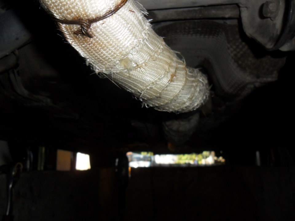 Доработал выбитый катализатор и остальную трубу выхлопа — Chery Kimo, 1 ...