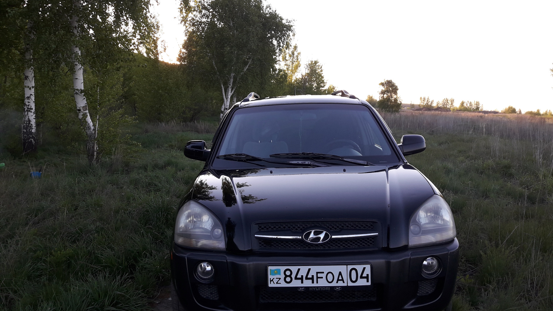 Hyundai Tucson (JM) 2.7 бензиновый 2005 | Чёрный ангел 2.7 GLS на DRIVE2