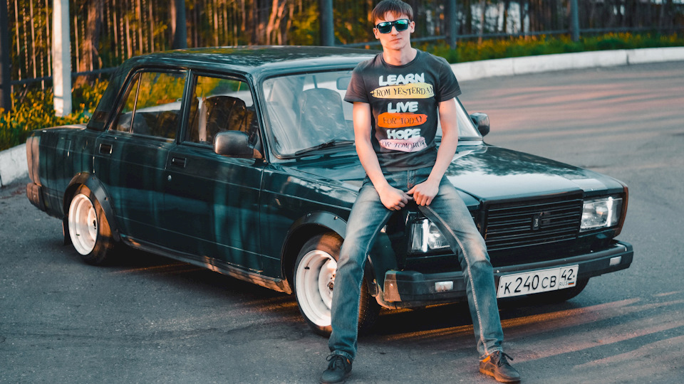 Встреча любителей автозвука Кемерово 27.02.2015 — Lada 21074, 1,6 л ...