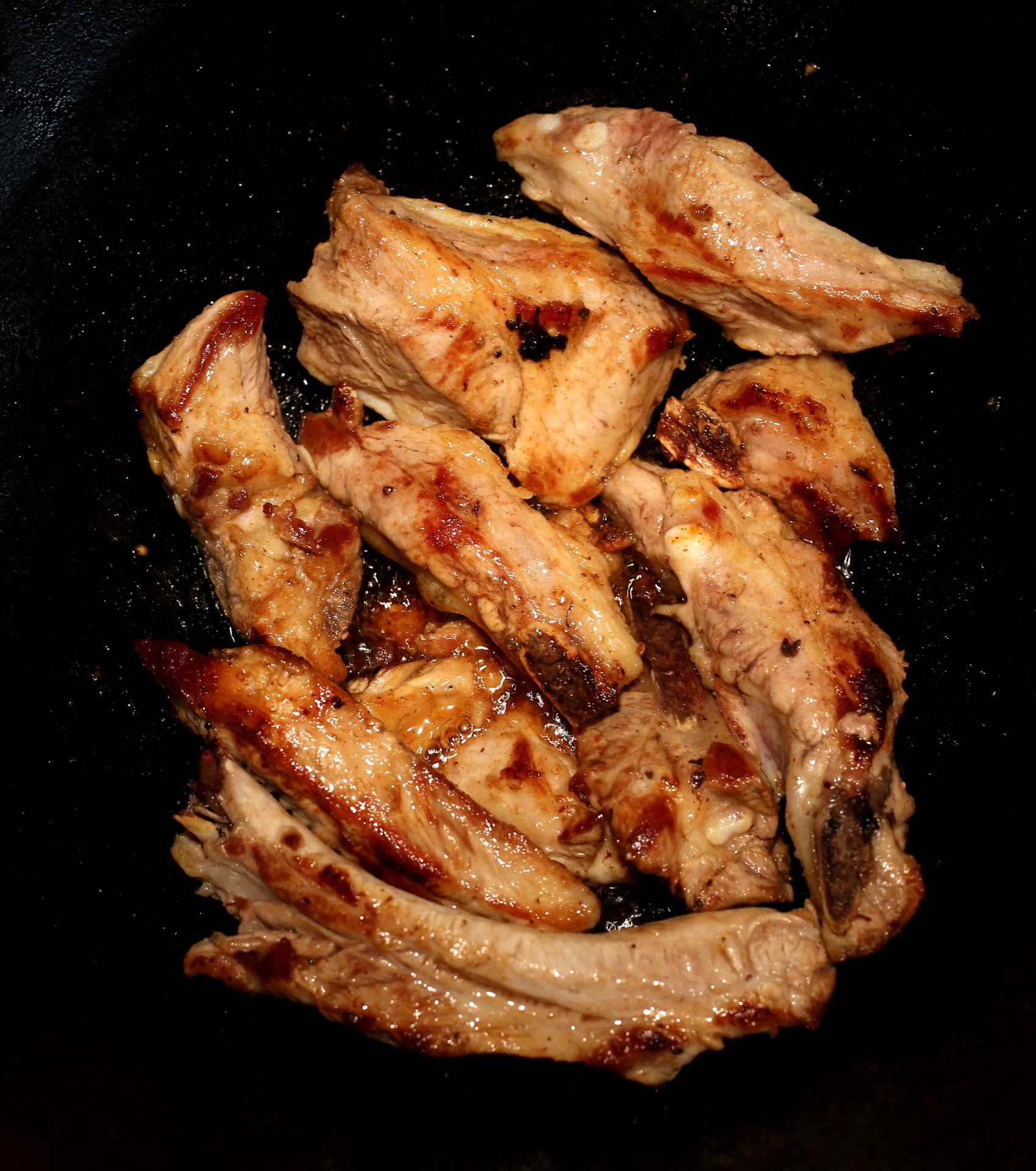 Вкусно приготовить ребрышки свиные на сковороде рецепты с фото пошагово