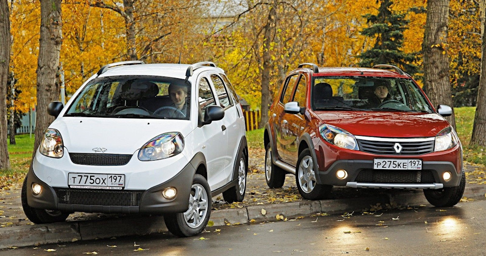 Чери Индис или Рено Сандеро Степвей? — Chery Indis, 1,3 л, 2012 года ...