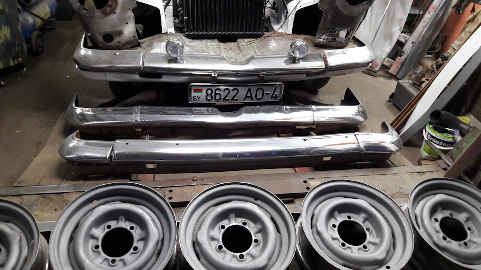 Пескоструй дисков — ГАЗ 21, 2,4 л, 1968 года | колёсные диски | DRIVE2