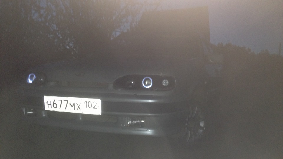 не могу подключить ангельские глазки — Lada 2114, 1,5 л, 2006 года ...