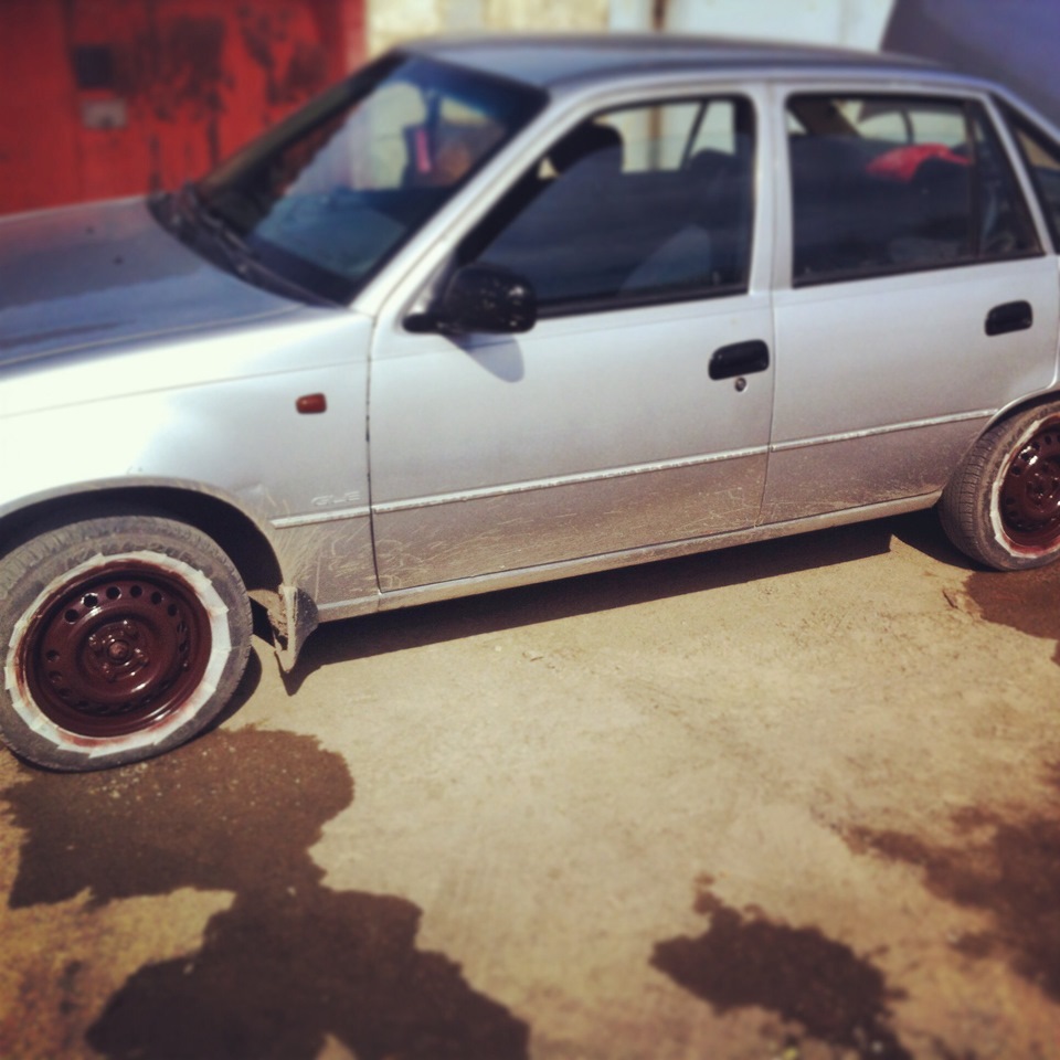 Покраска дисков — Daewoo Nexia, 1,5 л, 2000 года | колёсные диски | DRIVE2
