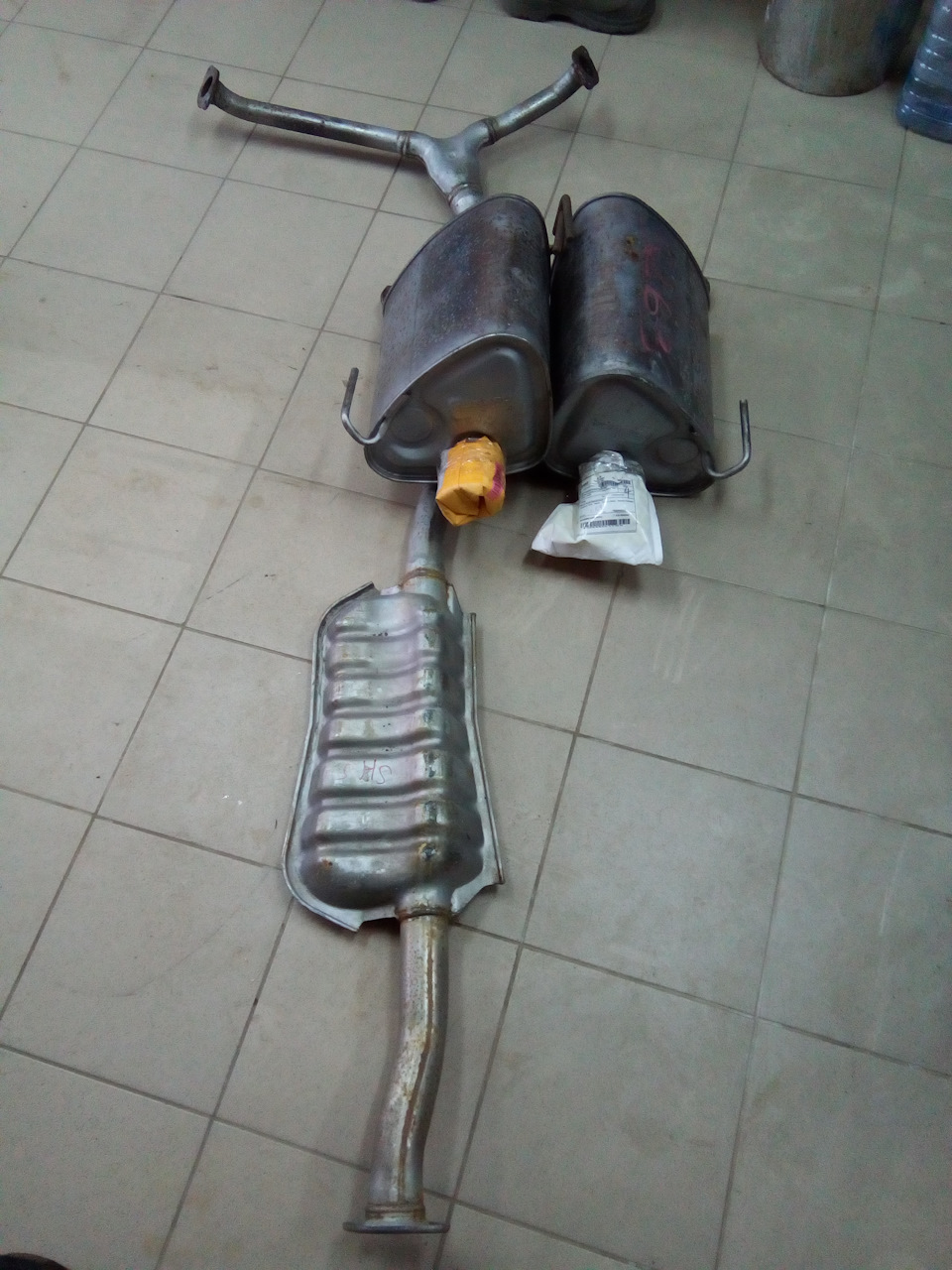 Комплект приехал, состояние удовлетворительное. — Subaru Forester (SJ)