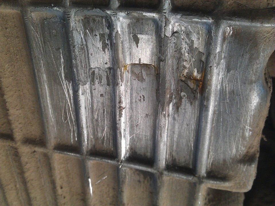 Пробил поддон двигателя :( — УАЗ Patriot, 2,7 л, 2009 года | своими ...