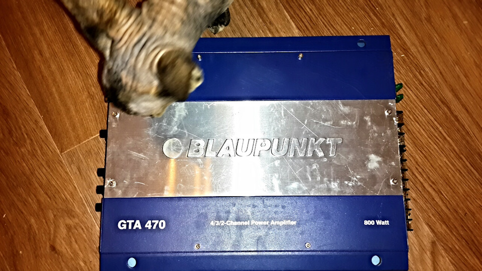 Новый усилитель Blaupunkt GTA-470 — Москвич Святогор, 2 л, 1998 года ...