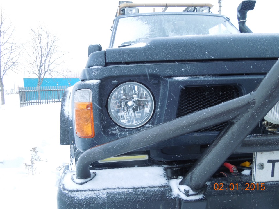 49. Рефлекторные фары. — Nissan Patrol GR I (Y60), 2,8 л, 1993 года ...