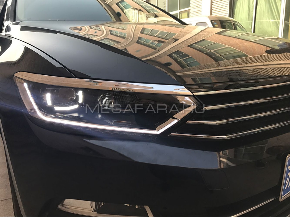 Передние фары для VW Пассат Б8 V4 type — Megafara.RU на DRIVE2