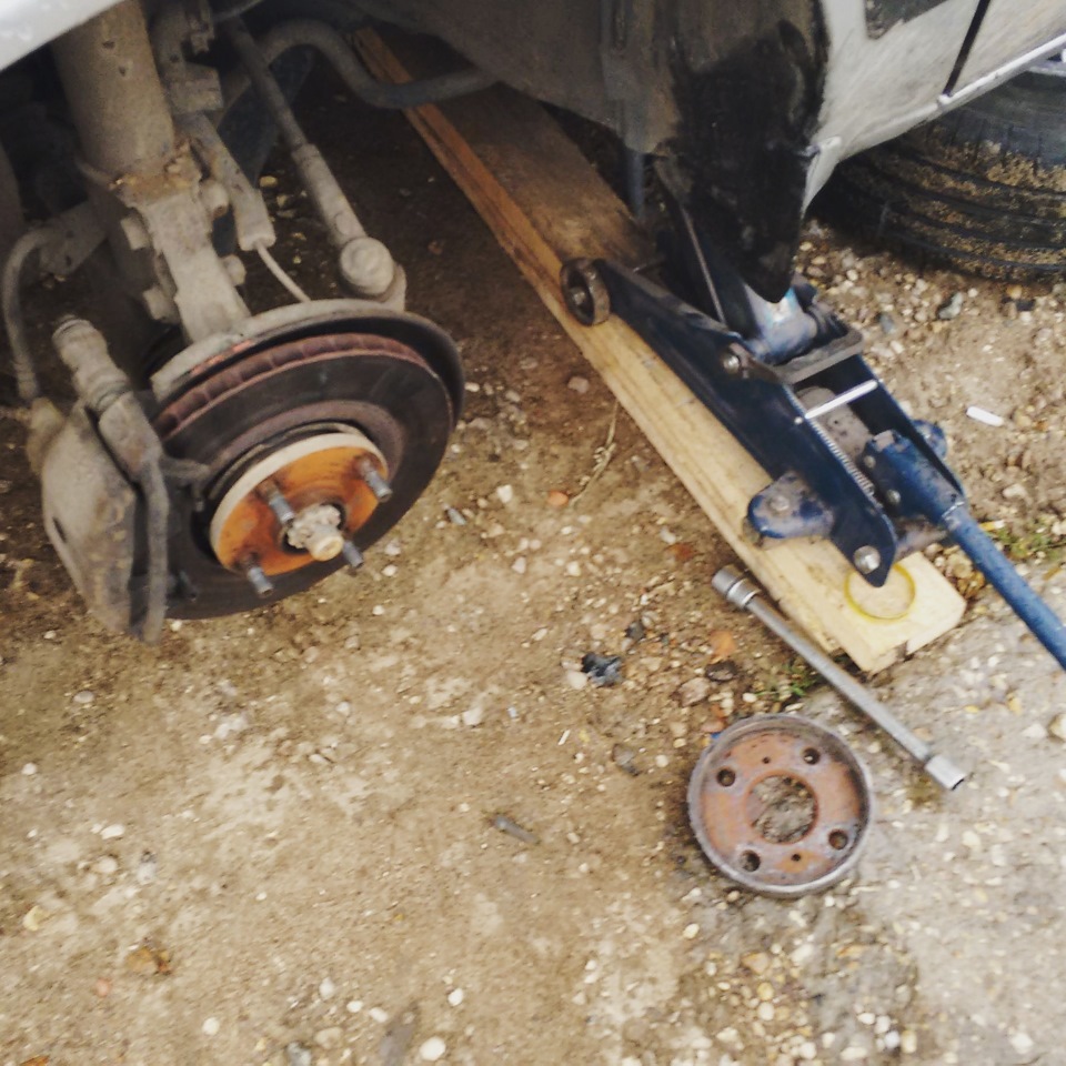 Тормозной диск лопнул? бывает… — Toyota Sprinter Carib (111), 1,8 л ...