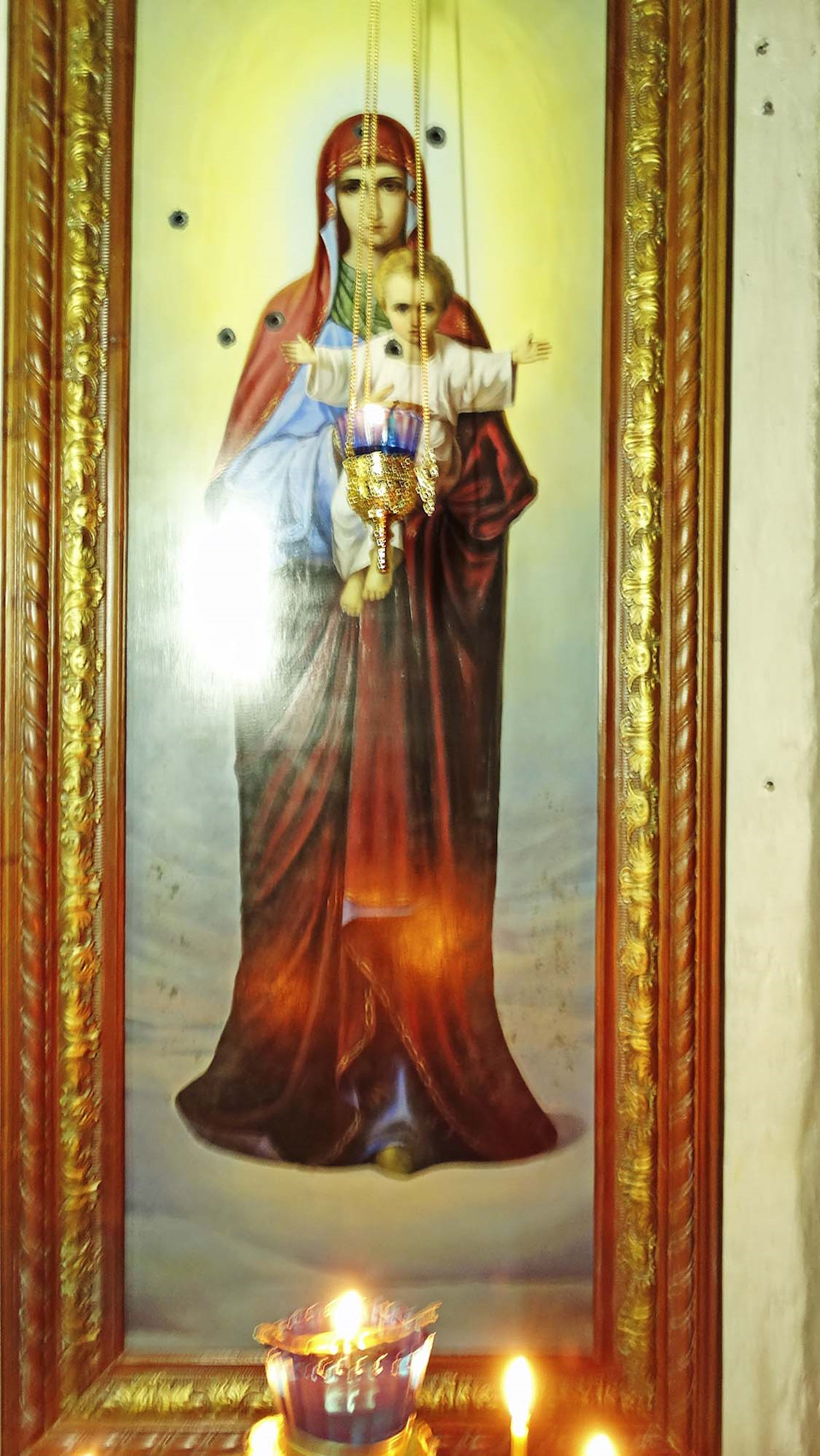 Икона Божией матери Благодатное небо Костомаровская