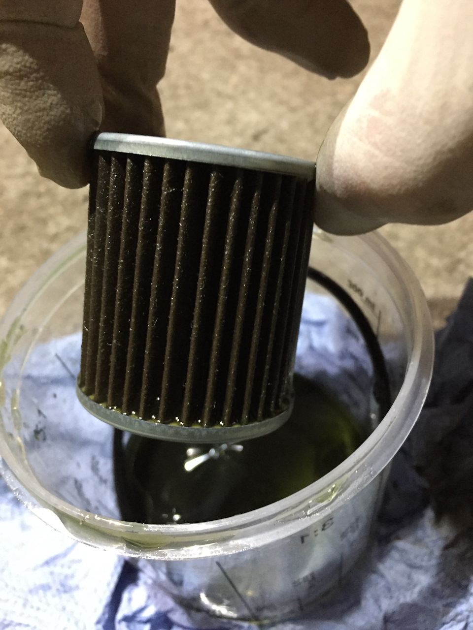 Фильтр маслоохладителя после 45000км — Nissan Teana (J32)