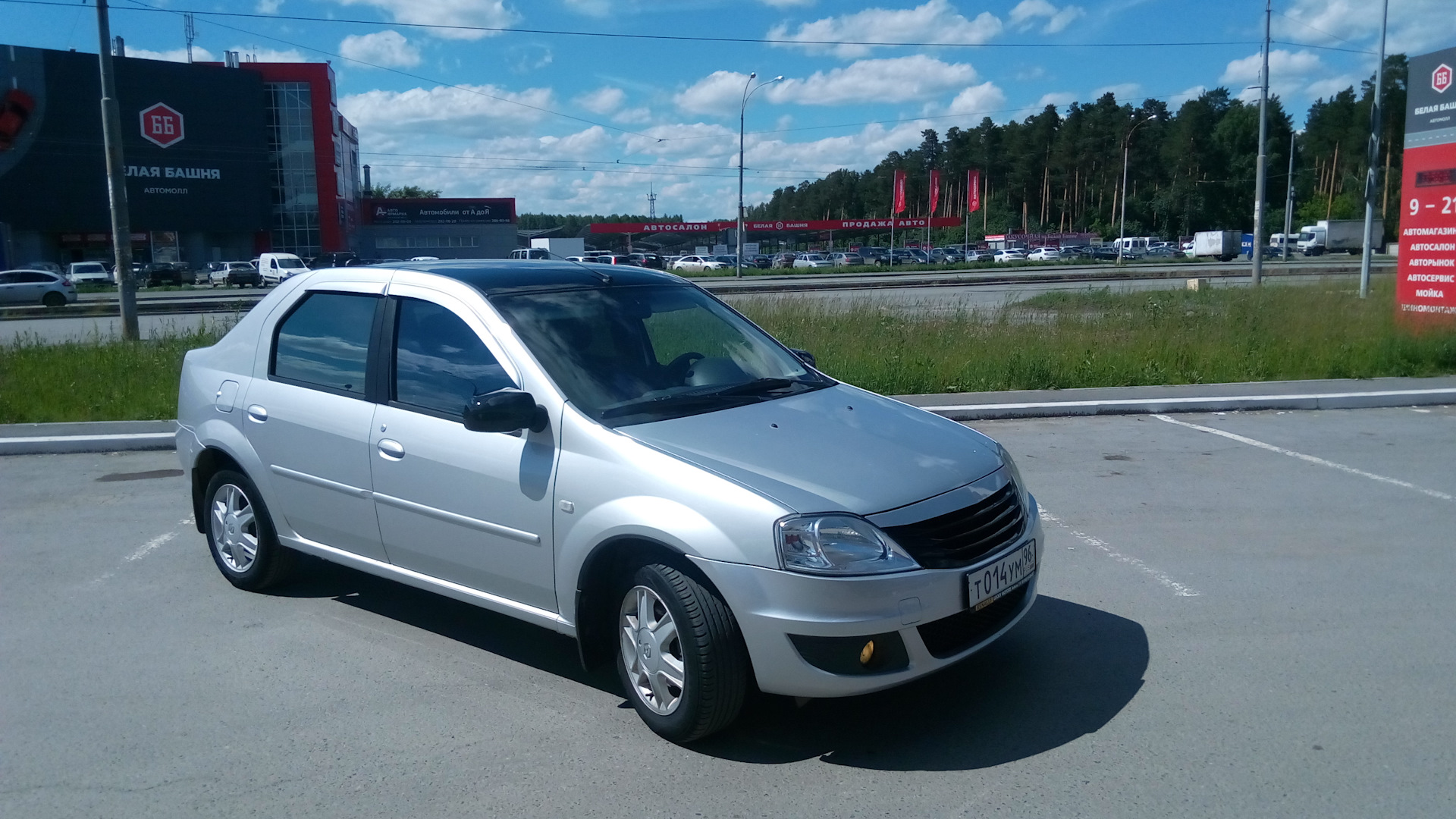 Renault Logan (1G) 1.6 бензиновый 2012 | black roof на DRIVE2