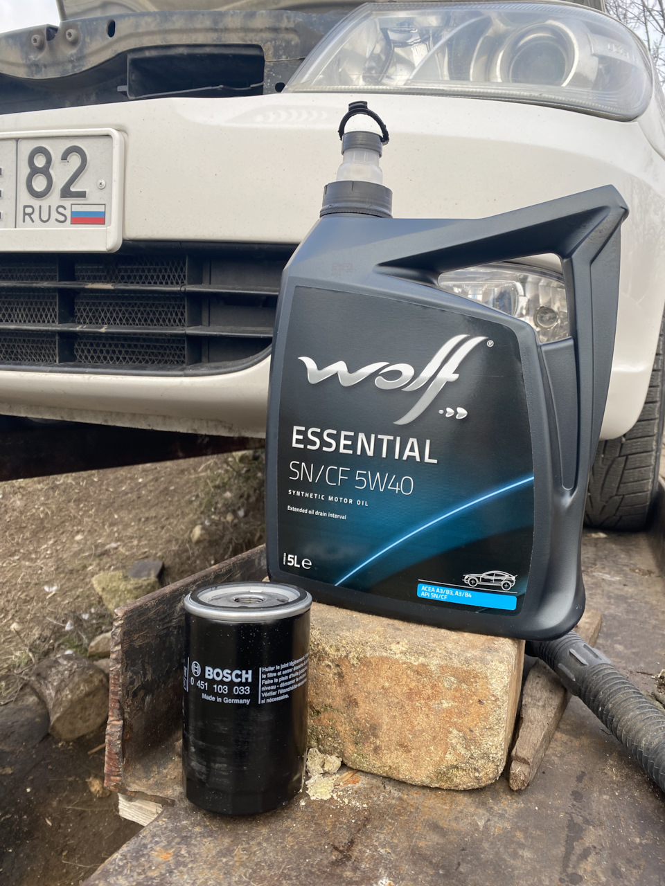 Замена свечей 1.6 BSE без снятия впускного коллектора, замена масла ...