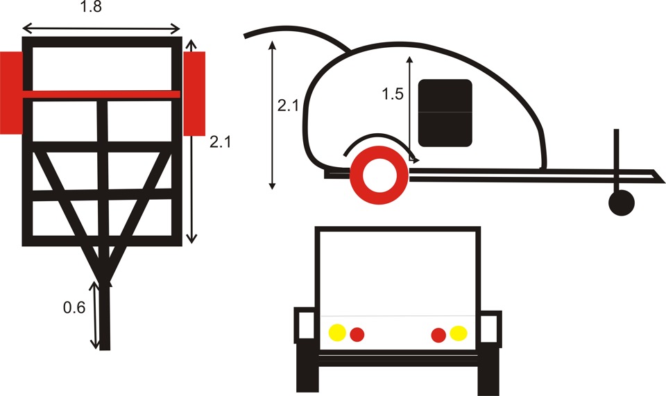 Чертежи на прицеп к легковому автомобилю