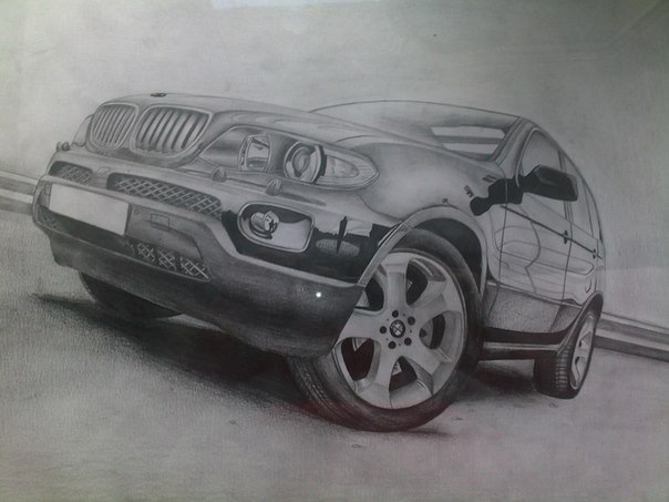 Bmw x5 рисунок