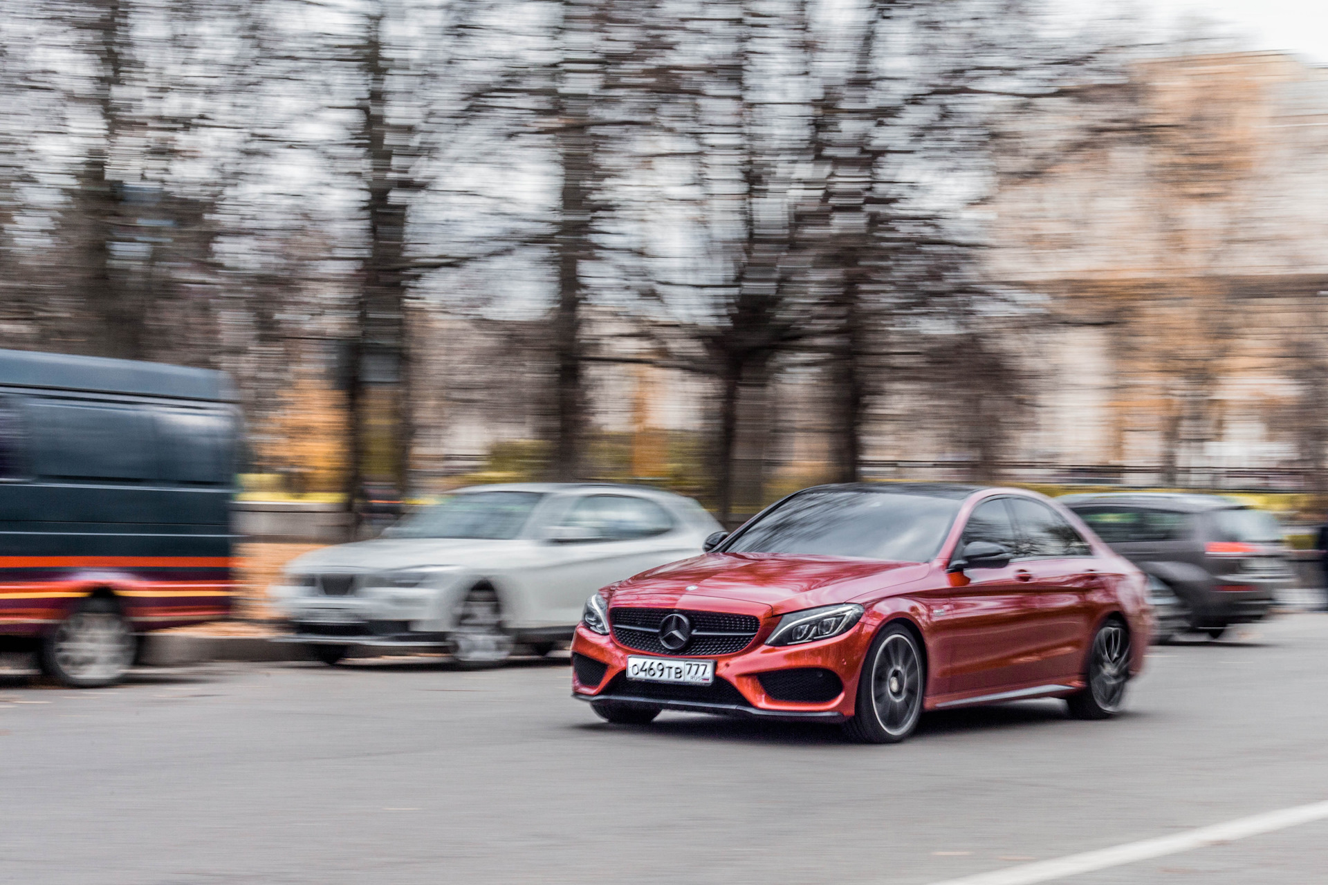 Mercedes w205 AMG Red