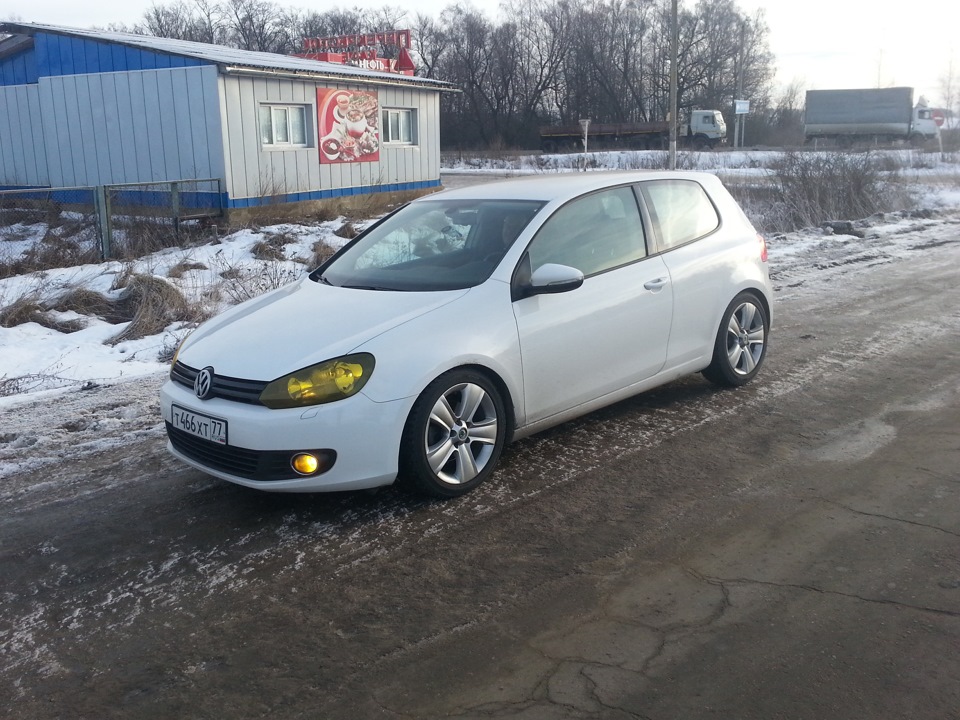 поездка на объект в орел — Volkswagen Golf Mk6, 1,4 л, 2012 года ...