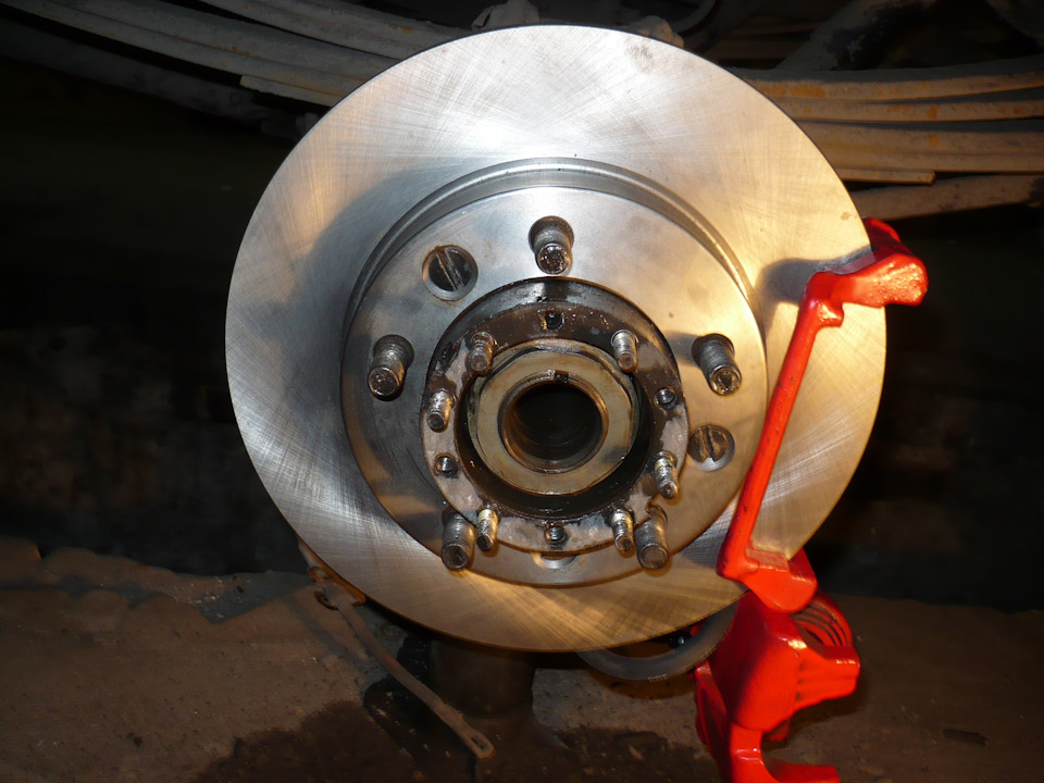 Установил здт (суппорт от Газели) на мост от Соболя. — ГАЗ Газель, 2,5 ...