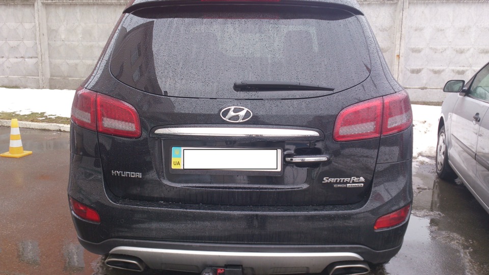 Hyundai santa fe задний