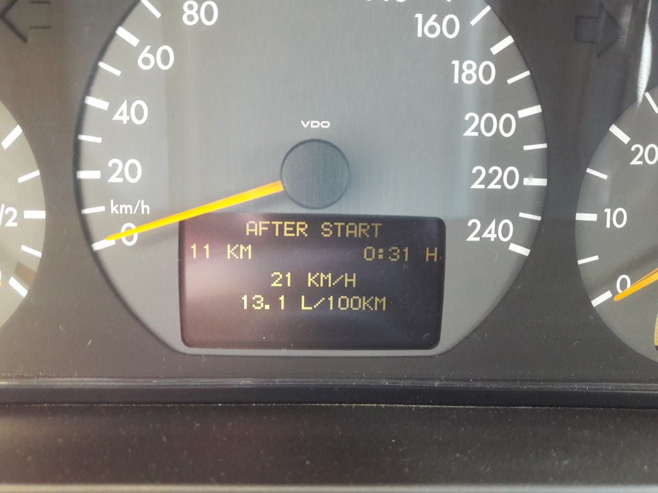 Летний расход — Mercedes-Benz E-Class (W210)